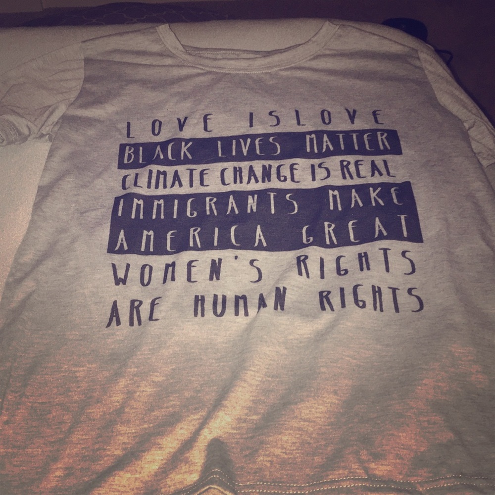 Political rights gray tee